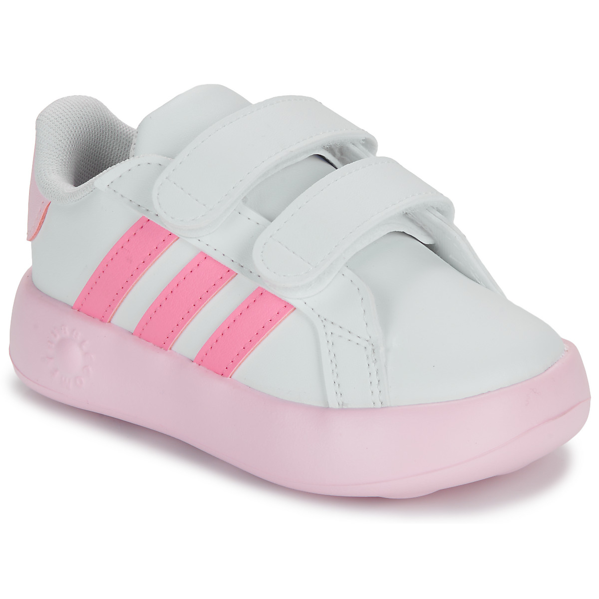 Παπούτσια Κορίτσι Χαμηλά Sneakers Adidas Sportswear GRAND COURT 2.0 CF I Άσπρο / Ροζ