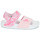 Παπούτσια Κορίτσι Σανδάλια / Πέδιλα Adidas Sportswear ADILETTE SANDAL K Ροζ / Άσπρο