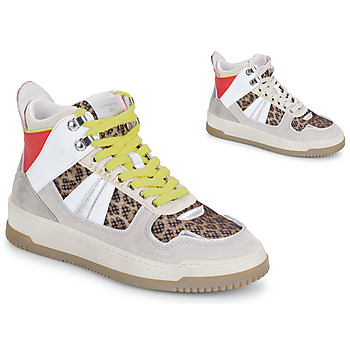 Παπούτσια Γυναίκα Ψηλά Sneakers Serafini ELLE Άσπρο / Leopard