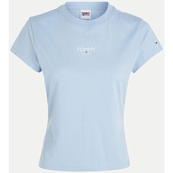 Υφασμάτινα Γυναίκα T-shirts & Μπλούζες Tommy Hilfiger DW0DW16435C1X Μπλέ