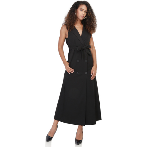 Υφασμάτινα Γυναίκα Φορέματα La Modeuse 68622_P159986 Black