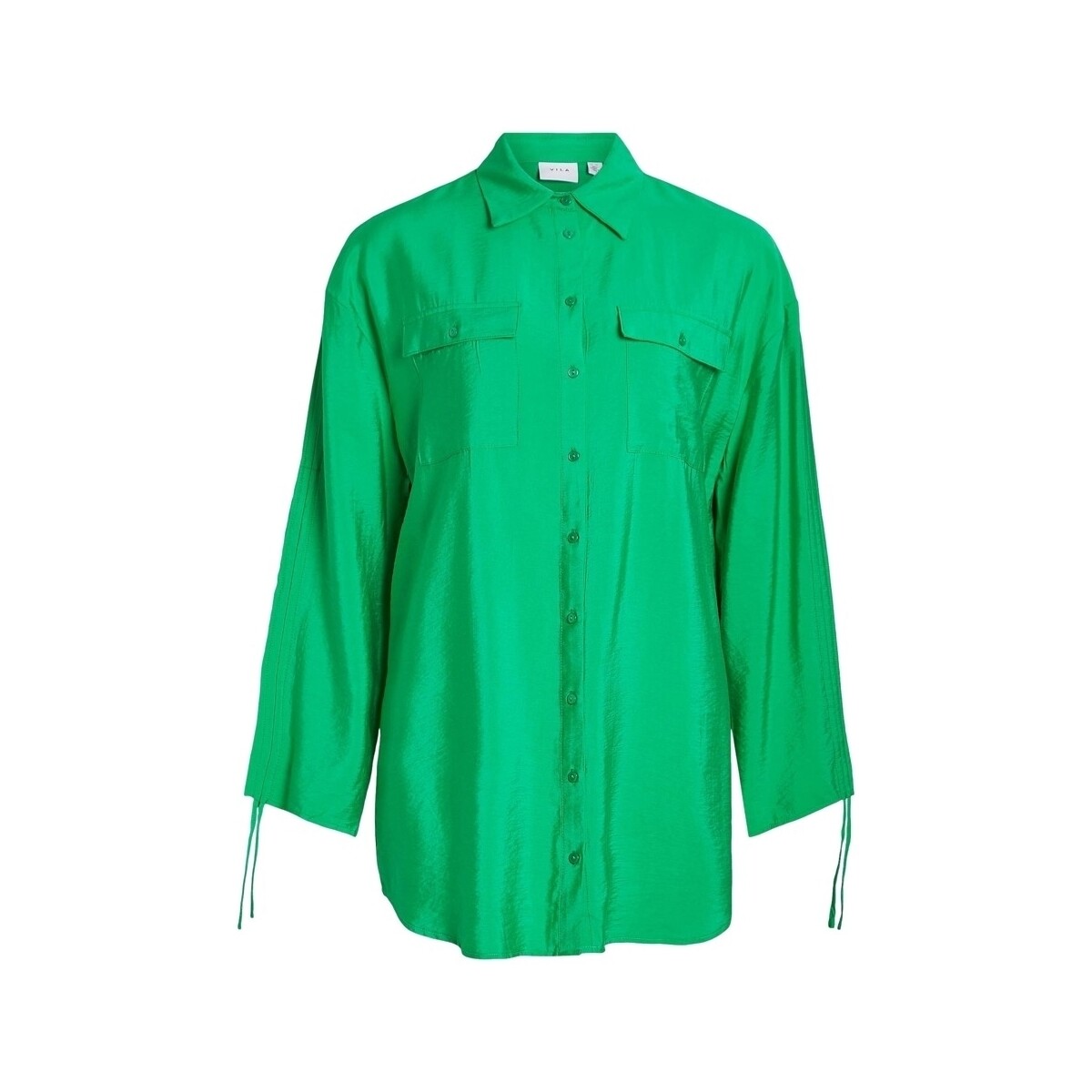 Vila  Μπλούζα Vila Klaria Oversize Shirt L/S - Bright Green