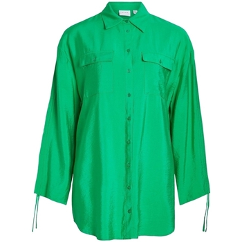 Υφασμάτινα Γυναίκα Μπλούζες Vila Klaria Oversize Shirt L/S - Bright Green Green