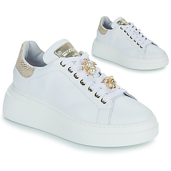 Παπούτσια Γυναίκα Χαμηλά Sneakers Meline  Άσπρο / Gold