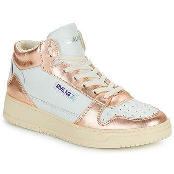 Παπούτσια Γυναίκα Ψηλά Sneakers Meline  Άσπρο / Ροζ