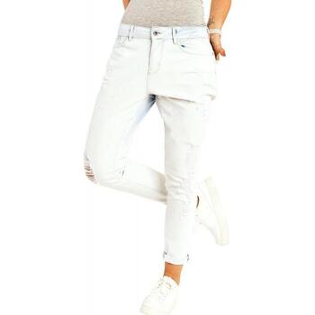 Υφασμάτινα Γυναίκα Παντελόνια Only Lima Boyfriend Jeans L32 - White Άσπρο