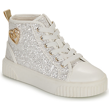 Παπούτσια Κορίτσι Ψηλά Sneakers MICHAEL Michael Kors SKATE SPLIT 3 GLITTER Άσπρο / Glitter