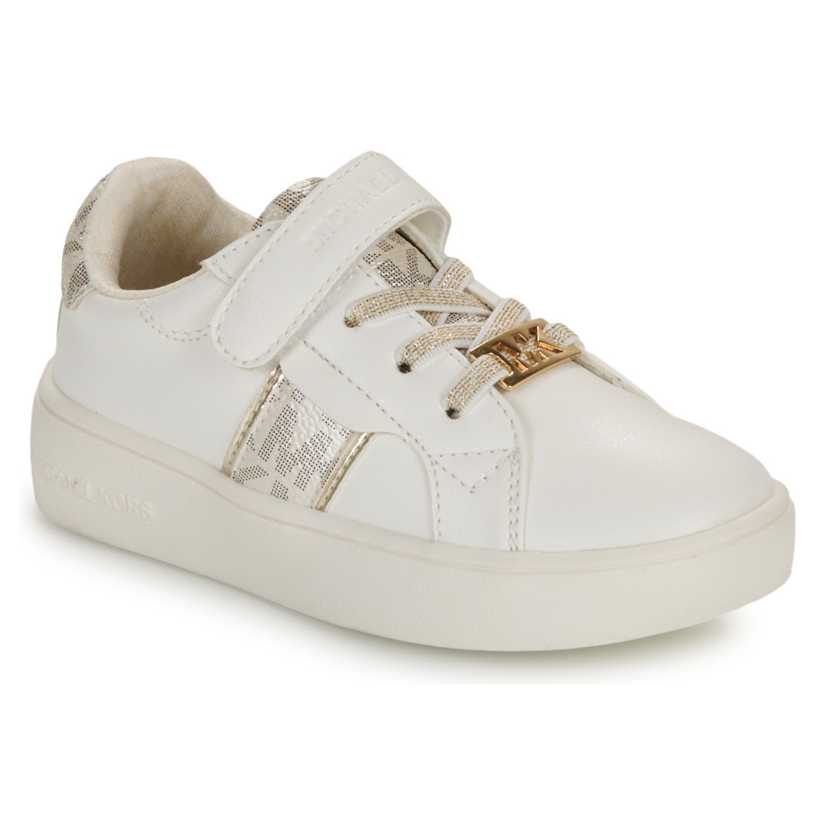 Παπούτσια Κορίτσι Χαμηλά Sneakers MICHAEL Michael Kors JEM MAXINE PS Άσπρο / Gold