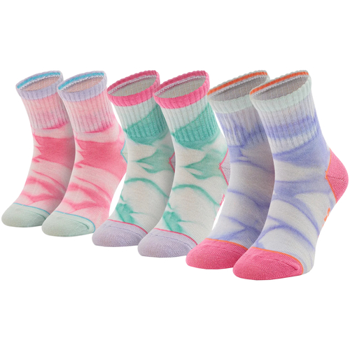 Εσώρουχα Κορίτσι Αθλητικές κάλτσες  Skechers 3PPK Girls Casual Fancy Tie Die Socks Multicolour