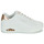 Παπούτσια Γυναίκα Χαμηλά Sneakers Skechers UNO COURT - COURTED AIR Άσπρο / Gold