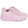 Παπούτσια Κορίτσι Χαμηλά Sneakers Skechers UNO LITE - EASY ZIP Ροζ