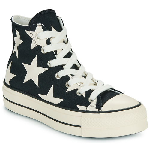 Παπούτσια Γυναίκα Ψηλά Sneakers Converse CHUCK TAYLOR ALL STAR LIFT Black / Άσπρο
