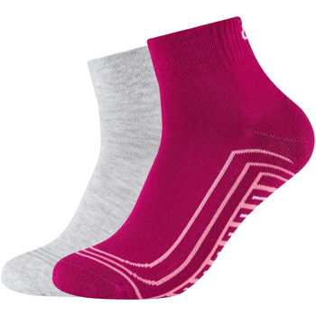 Εσώρουχα Αθλητικές κάλτσες  Skechers 2PPK Basic Cushioned Quarter Socks Grey