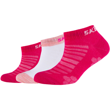 Skechers 3PPK Girls Mesh Ventilation Socks Ροζ