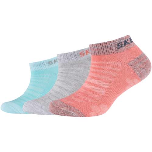 Εσώρουχα Κορίτσι Αθλητικές κάλτσες  Skechers 3PPK Girls Mesh Ventilation Socks Multicolour