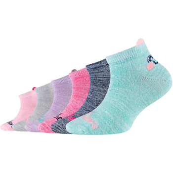 Εσώρουχα Κορίτσι Αθλητικές κάλτσες  Skechers 6PPK Girls Casual Super Soft Sneaker Socks Multicolour
