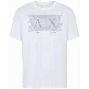Υφασμάτινα Άνδρας T-shirt με κοντά μανίκια EAX 6RZTHB ZJH4Z Άσπρο