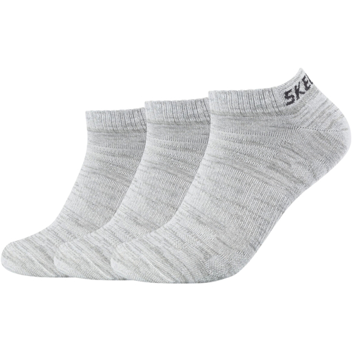 Εσώρουχα Αθλητικές κάλτσες  Skechers 3PPK Mesh Ventilation Socks Grey