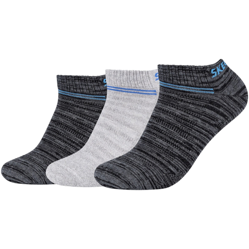 Εσώρουχα Αθλητικές κάλτσες  Skechers 3PPK Mesh Ventilation Socks Grey