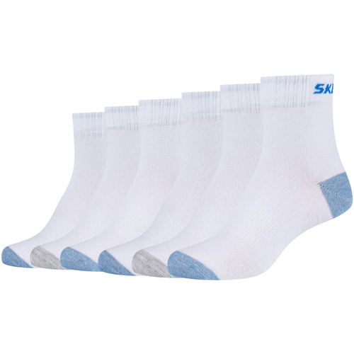 Εσώρουχα Αγόρι Αθλητικές κάλτσες  Skechers 3PPK Boys Mech Ventilation Socks Άσπρο