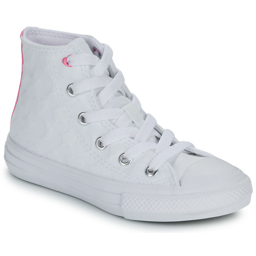 Παπούτσια Κορίτσι Ψηλά Sneakers Converse CHUCK TAYLOR ALL STAR Άσπρο / Ροζ