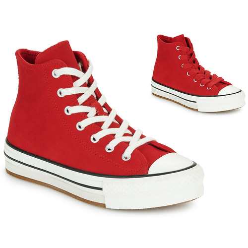 Παπούτσια Κορίτσι Ψηλά Sneakers Converse CHUCK TAYLOR ALL STAR EVA LIFT Red
