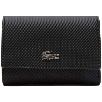 Lacoste Compact Wallet - Noir Krema Black