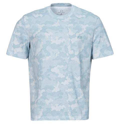 Υφασμάτινα Άνδρας T-shirt με κοντά μανίκια Armani Exchange 3DZTEU Μπλέ / Σιελ
