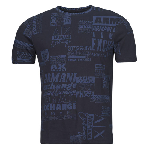 Υφασμάτινα Άνδρας T-shirt με κοντά μανίκια Armani Exchange 3DZTHW Μπλέ