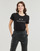 Υφασμάτινα Γυναίκα T-shirt με κοντά μανίκια Armani Exchange 3DYTAF Black