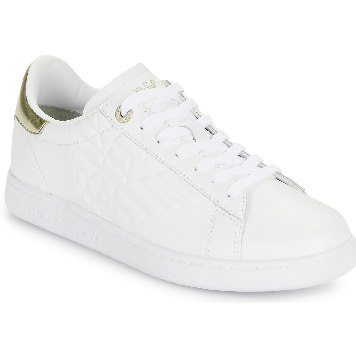 Παπούτσια Γυναίκα Χαμηλά Sneakers Emporio Armani EA7 CLASSIC NEW CC Άσπρο