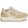 Παπούτσια Γυναίκα Χαμηλά Sneakers Love Moschino DAILY RUNNING Beige / Gold