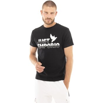 Υφασμάτινα Άνδρας T-shirt με κοντά μανίκια Just Emporio JE-MELTON-A Black