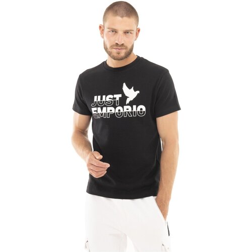 Υφασμάτινα Άνδρας T-shirt με κοντά μανίκια Just Emporio JE-MELTON-A Black