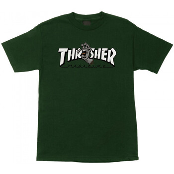 Υφασμάτινα Άνδρας T-shirts & Μπλούζες Santa Cruz T-shirt thrasher screaming logo ss Green