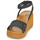 Παπούτσια Γυναίκα Σανδάλια / Πέδιλα Crocs Brooklyn Woven Ankle Strap Wdg Black