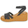Παπούτσια Γυναίκα Σανδάλια / Πέδιλα Crocs Brooklyn Woven Ankle Strap Wdg Black