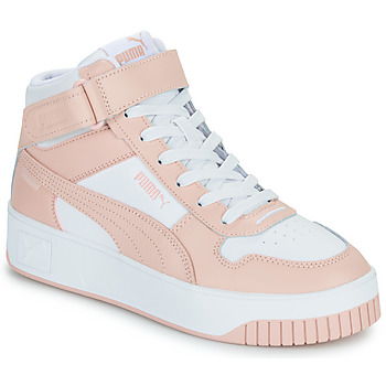 Παπούτσια Γυναίκα Ψηλά Sneakers Puma CARINA STREET MID Άσπρο / Ροζ