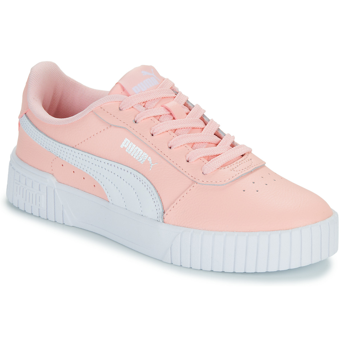 Παπούτσια Κορίτσι Χαμηλά Sneakers Puma CARINA 2.0 JR Ροζ / Άσπρο
