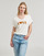Υφασμάτινα Γυναίκα T-shirt με κοντά μανίκια Only ONLHARRINA  Ecru