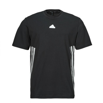 Υφασμάτινα Άνδρας T-shirt με κοντά μανίκια Adidas Sportswear M FI 3S T Black / Άσπρο