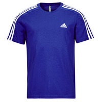Υφασμάτινα Άνδρας T-shirt με κοντά μανίκια Adidas Sportswear M 3S SJ T Μπλέ / Άσπρο