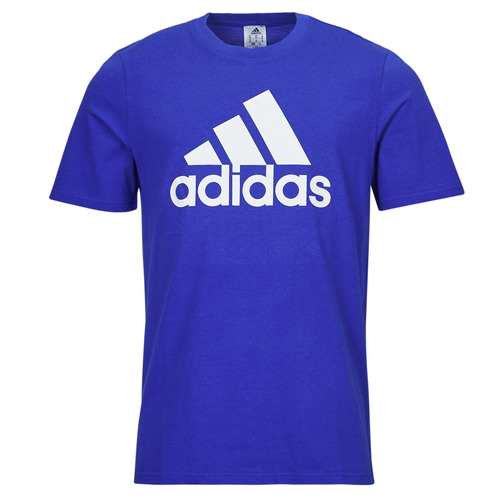 Υφασμάτινα Άνδρας T-shirt με κοντά μανίκια Adidas Sportswear M BL SJ T Μπλέ / Άσπρο