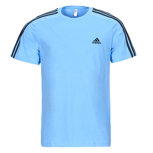 Υφασμάτινα Άνδρας T-shirt με κοντά μανίκια Adidas Sportswear M 3S SJ T Μπλέ