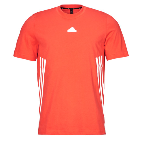 Υφασμάτινα Άνδρας T-shirt με κοντά μανίκια Adidas Sportswear M FI 3S REG T Orange / Άσπρο