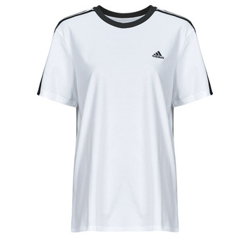 Υφασμάτινα Γυναίκα T-shirt με κοντά μανίκια Adidas Sportswear W 3S BF T Άσπρο / Black