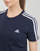 Υφασμάτινα Γυναίκα T-shirt με κοντά μανίκια Adidas Sportswear W 3S T Marine / Άσπρο