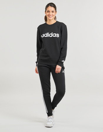 Υφασμάτινα Γυναίκα Φόρμες Adidas Sportswear W 3S FL C PT Black / Άσπρο