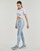 Υφασμάτινα Γυναίκα Κολάν Adidas Sportswear W 3S LEG Μπλέ / Glacier / Άσπρο
