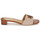 Παπούτσια Γυναίκα Τσόκαρα Lauren Ralph Lauren FAY LOGO-SANDALS-FLAT SANDAL Cognac / Beige